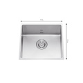 Small Square Undermount Single Bowl 304 Fregadero de la barra de acero inoxidable con grifo